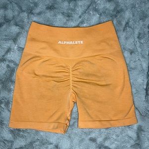 Alphalete Amplify Shorts-Cheeky Coral
